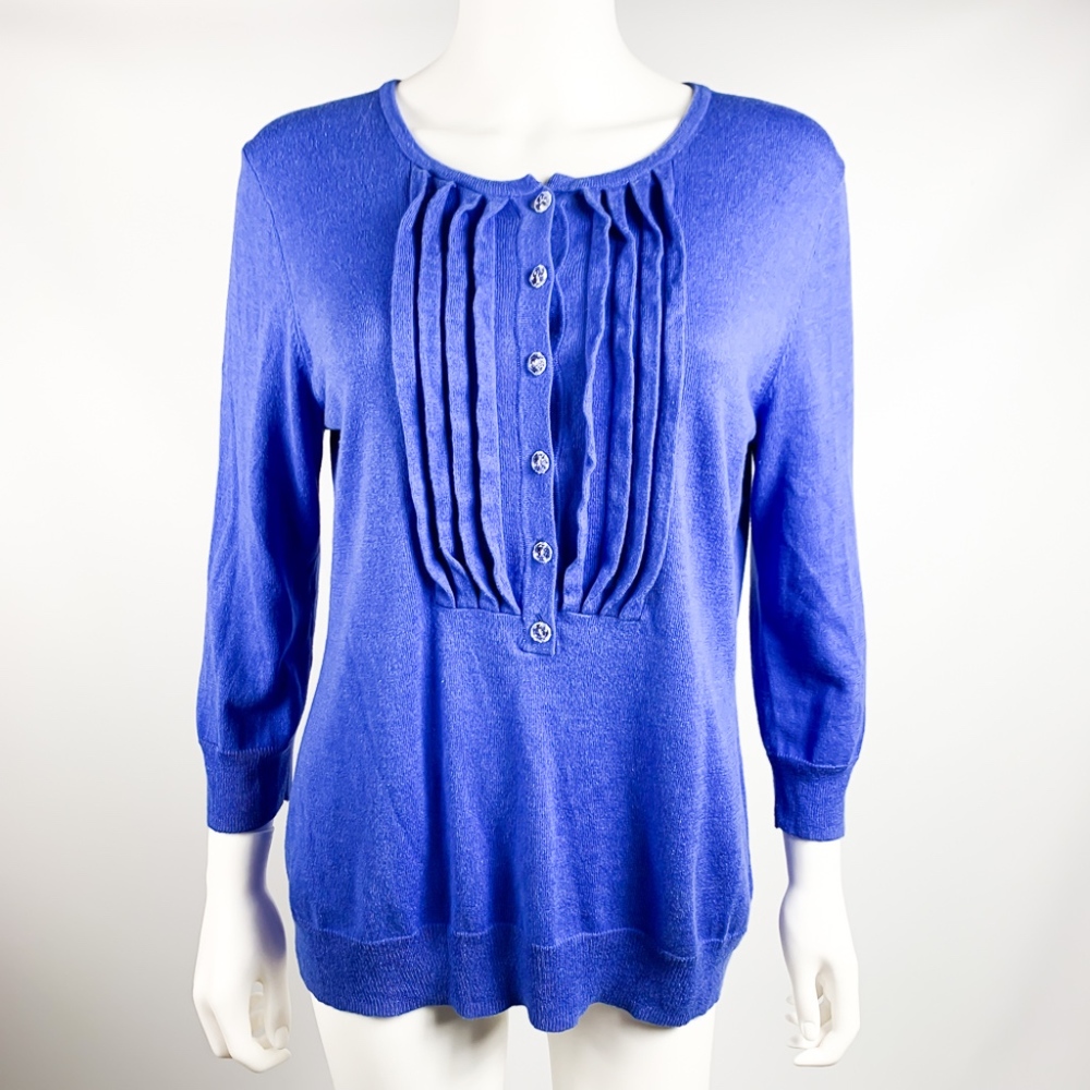 💫Liz Claiborne NY Women's Sweater Deep Blue Sz L